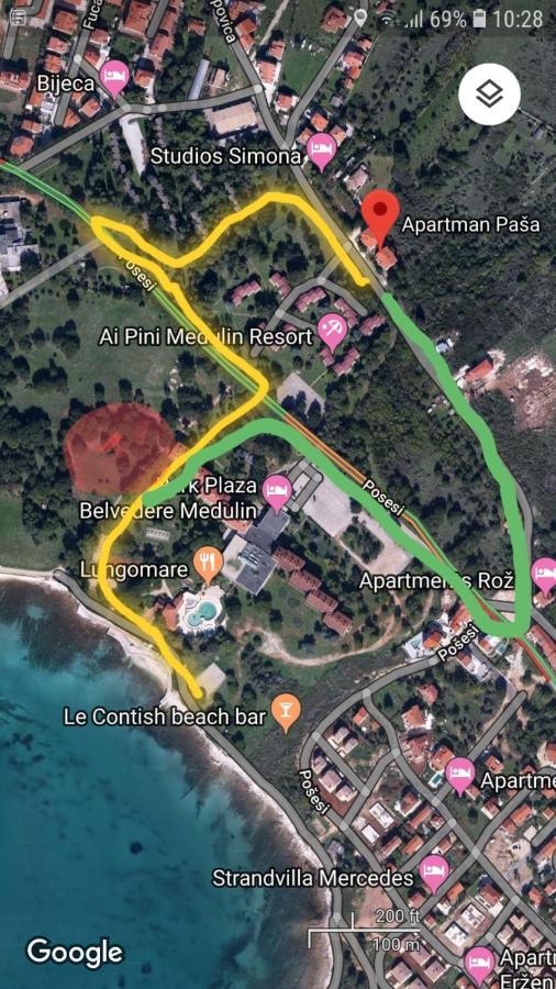 Apartman Krase Medulin Exteriör bild